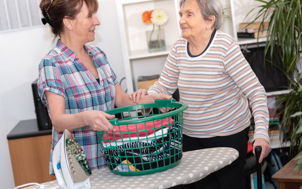 Unterstützung im Haushalt, beim Einkauf und bei Besorgungen